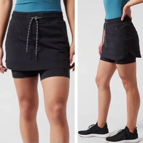 Athleta Trekkie Skort Jupe Short NWT Size 10 - Picture 1 of 11